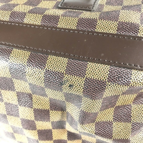 LOUIS VUITTON Brown Damier Canvas Boston Bag - Picture 7 of 14